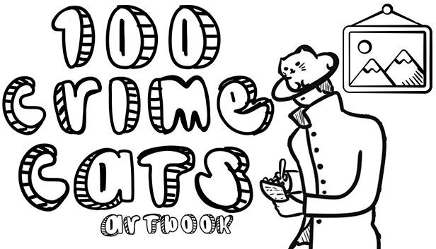 100 Crime Cats - Artbook Steam capsule image
