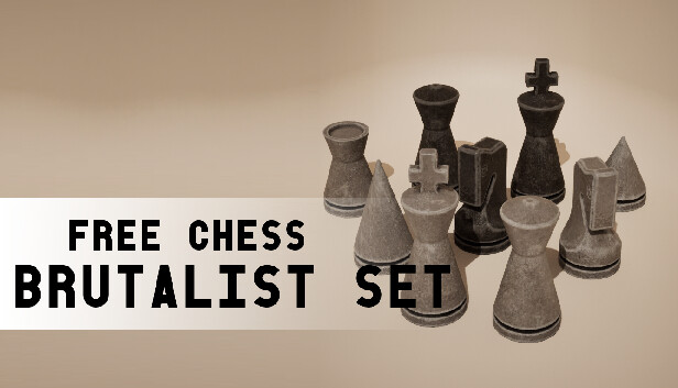 Free Chess: Brutalist Set Steam capsule image