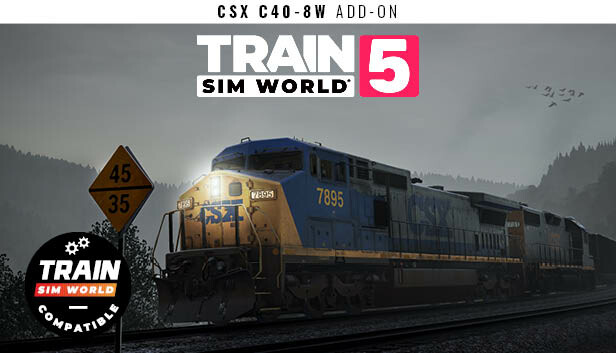 Train Sim World® 5: CSX C40-8W Loco Add-On Steam capsule image