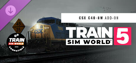 Train Sim World® 5: CSX C40-8W Loco Add-On Steam header image