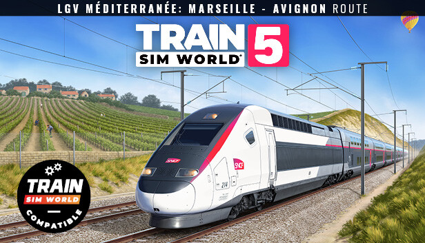 Train Sim World® 5: LGV Mediterranee: Marseille - Avignon Route Add-On Steam capsule image