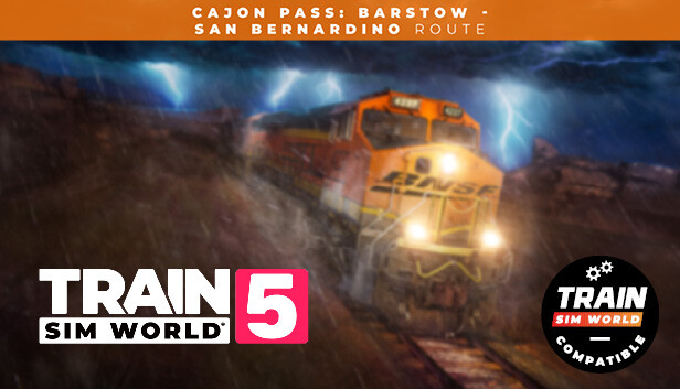 Train Sim World® 5: Cajon Pass: Barstow - San Bernardino Route Add-On Steam capsule image