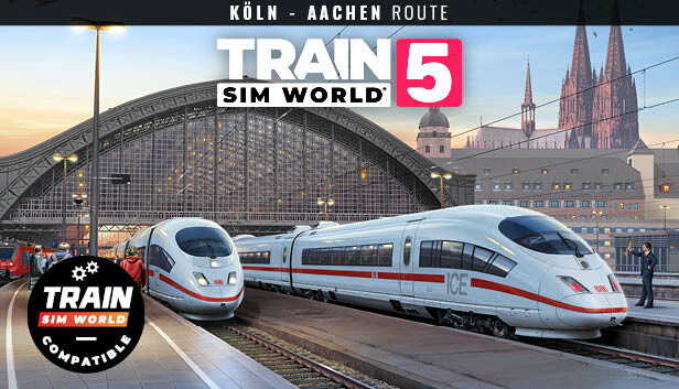 Train Sim World® 5: Schnellfahrstrecke Köln - Aachen Route Add-On Steam capsule image