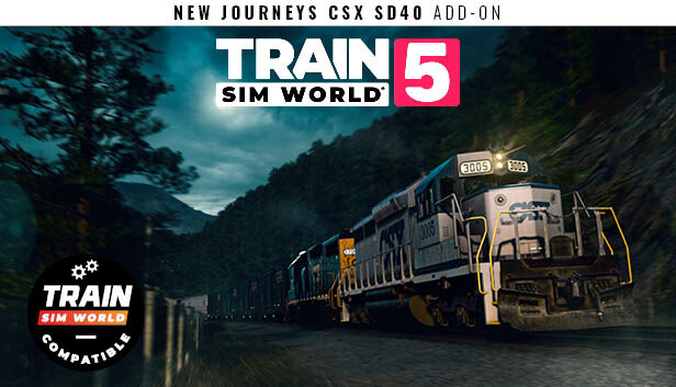 Train Sim World® 5: New Journeys - CSX SD40 Add-On Steam capsule image
