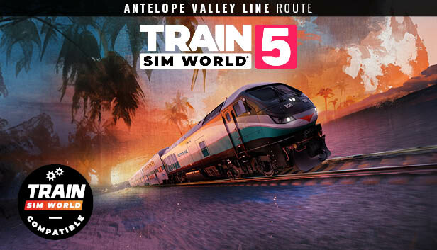 Train Sim World® 5: Antelope Valley Line: Los Angeles - Lancaster Route Add-On Steam capsule image