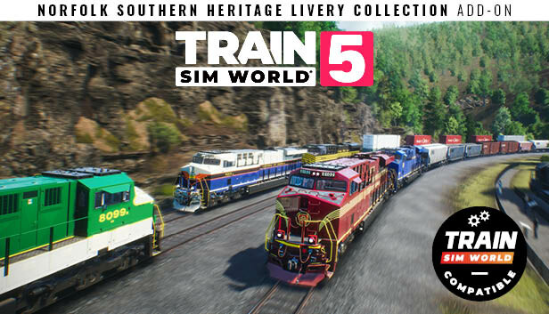 Train Sim World® 5: Norfolk Southern Heritage Livery Collection Add-On Steam capsule image