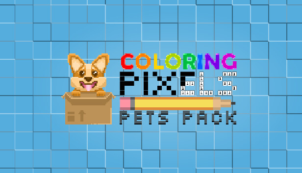 Coloring Pixels - Pets Pack Steam capsule image