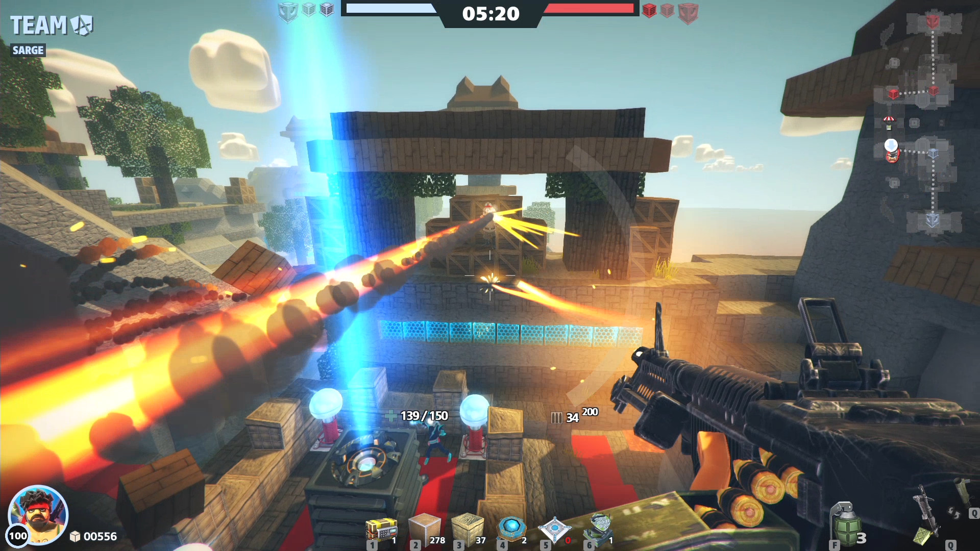 blocky shooter games