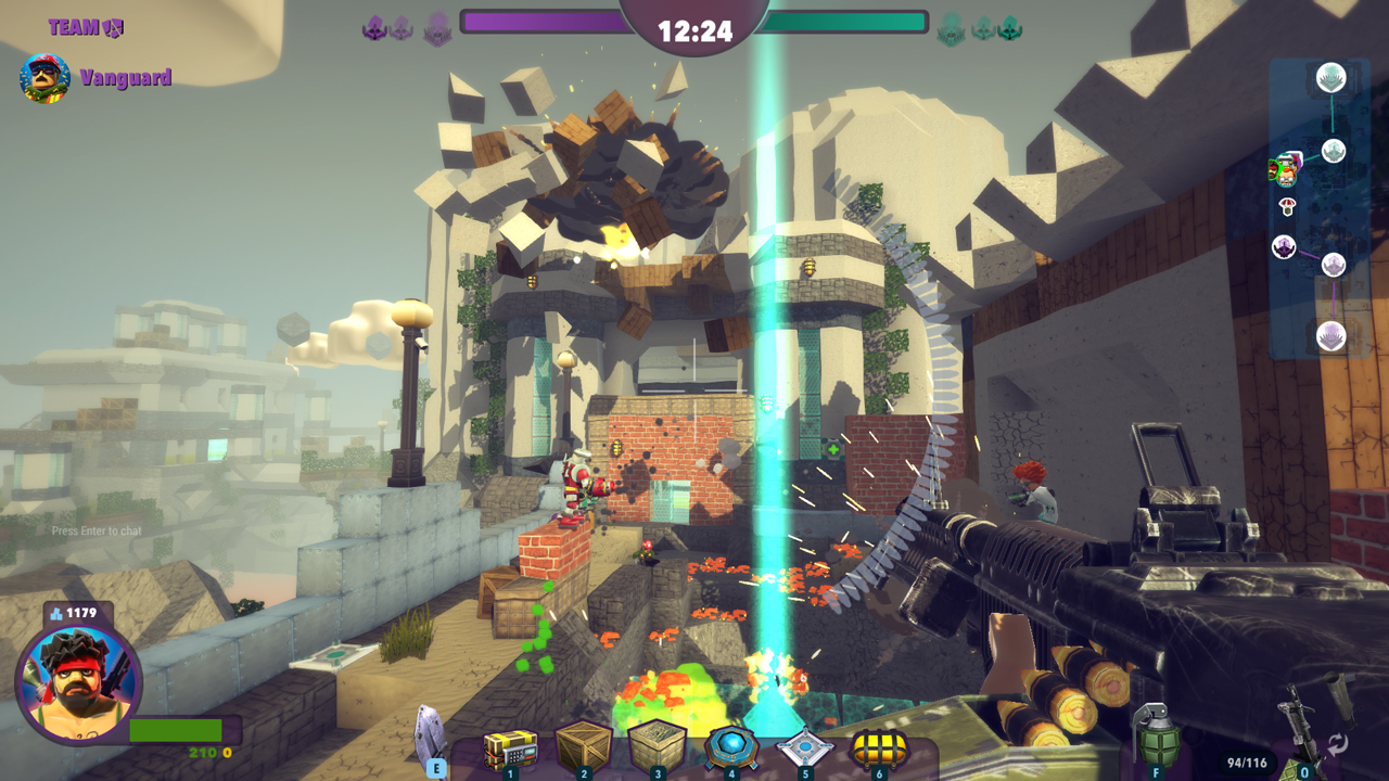 blocky shooter games