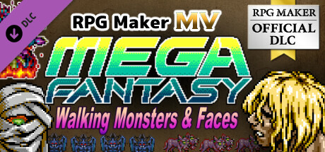 RPG Maker MV - MEGA FANTASY Walking Monsters and Faces header image
