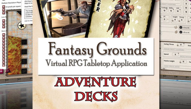 Fantasy Grounds - Savage Worlds Adventure Deck Steam capsule image