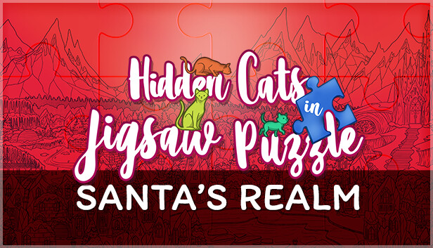 Hidden Cats in Jigsaw Puzzle - Santa's Realm Steam capsule image