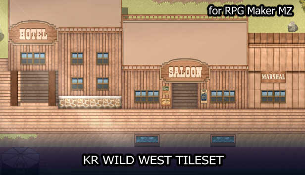 RPG Maker MZ - KR Wild West Tileset Steam capsule image