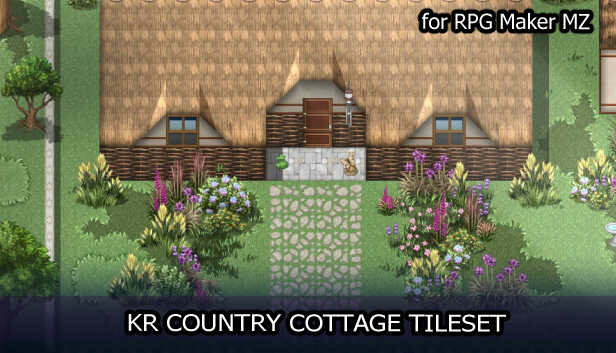 RPG Maker MZ - KR Country Cottage Tileset Steam capsule image