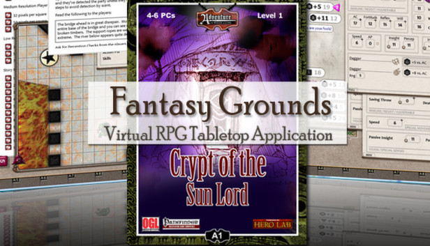 Fantasy Grounds - 3.5E/PFRPG: A01: Crypt of the Sun Lord Steam capsule image