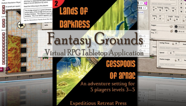 Fantasy Grounds - 4E: Lands of Darkness #2: Cesspools of Arnac Steam capsule image