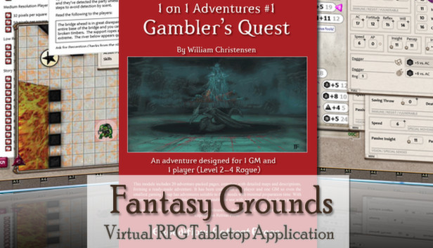 Fantasy Grounds - 3.5E/PFRPG: Gambler's Quest - 1 on 1 Steam capsule image