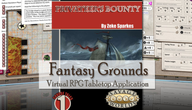 Fantasy Grounds - SW: Savage Tales #1: Privateer's Bounty! Steam capsule image