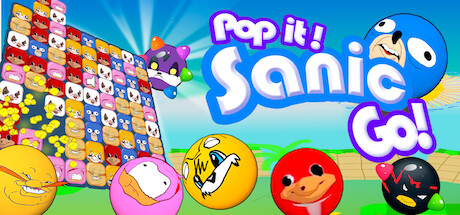 Popit Sanic Goo! Steam header image