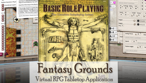 Fantasy Grounds - Basic Roleplaying (BRP) Ruleset Steam capsule image