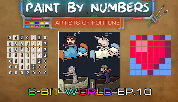 Paint By Numbers - 8-Bit World Ep. 10 Steam capsule image
