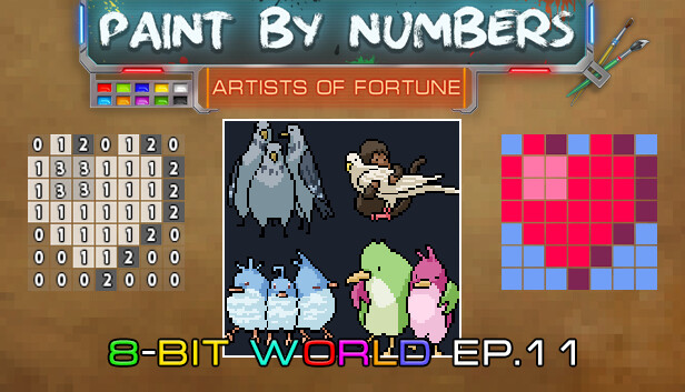 Paint By Numbers - 8-Bit World Ep. 11 Steam capsule image