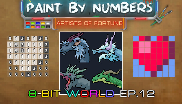 Paint By Numbers - 8-Bit World Ep. 12 Steam capsule image