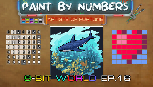 Paint By Numbers - 8-Bit World Ep. 16 Steam capsule image