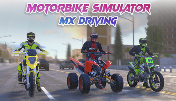 Motorbike Simulator MX Driving Steam capsule image