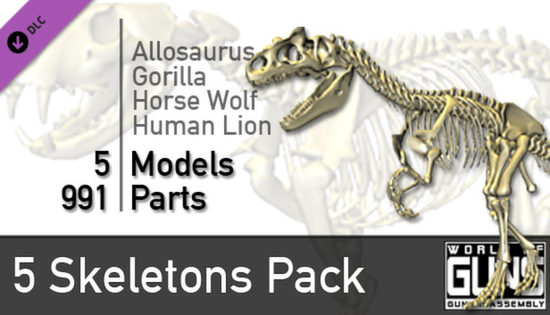 World of Guns: 5 Skeletons Pack Steam capsule image