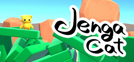 Jenga Cat Steam header image