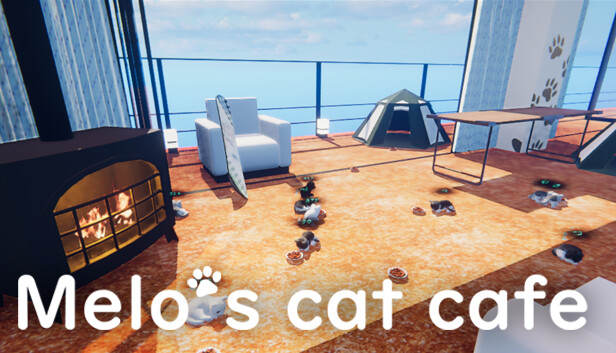 Melo's cat cafe Steam capsule image