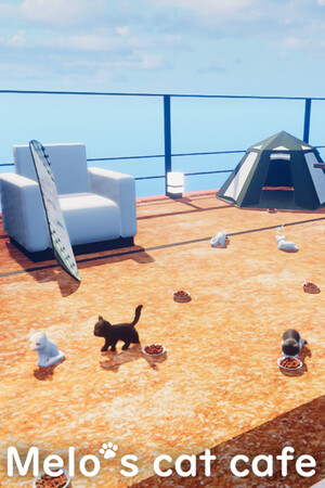Melo's cat cafe cover art