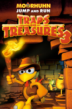 Moorhuhn Jump and Run 'Traps and Treasures 3' cover art