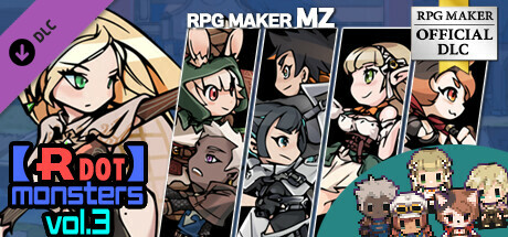 RPG Maker MZ - 【Rdot】monsters vol.3 header image