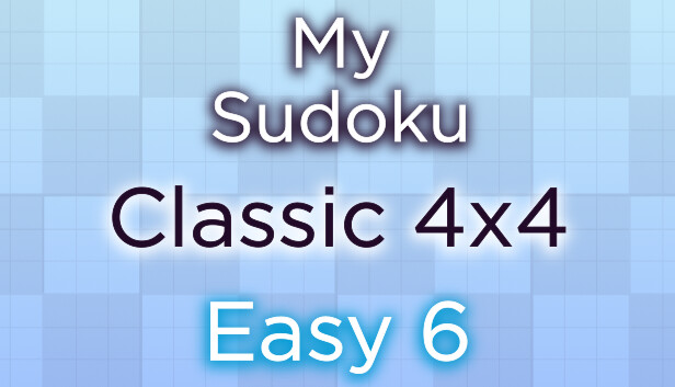 My Sudoku - Classic 4x4 Easy 6 Steam capsule image