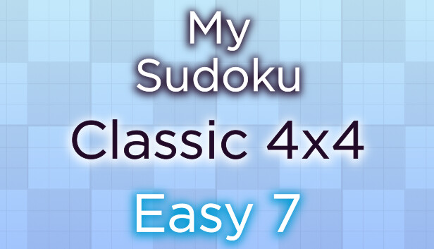 My Sudoku - Classic 4x4 Easy 7 Steam capsule image