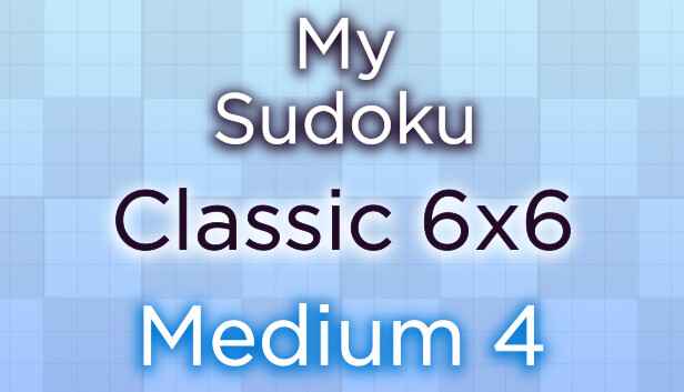 My Sudoku - Classic 6x6 Medium 4 Steam capsule image