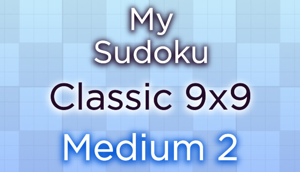 My Sudoku - Classic 9x9 Medium 2 Steam capsule image