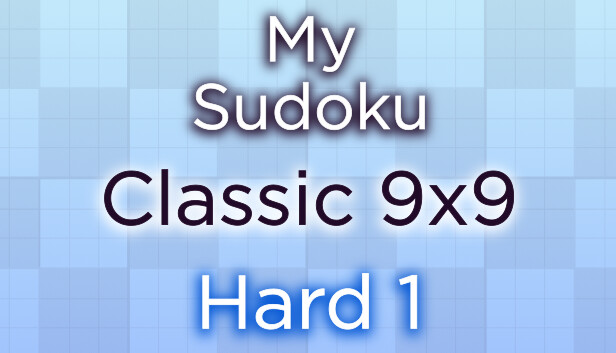 My Sudoku - Classic 9x9 Hard 1 Steam capsule image