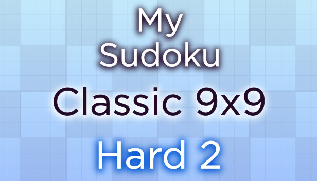 My Sudoku - Classic 9x9 Hard 2 Steam capsule image