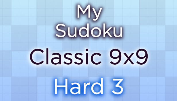 My Sudoku - Classic 9x9 Hard 3 Steam capsule image