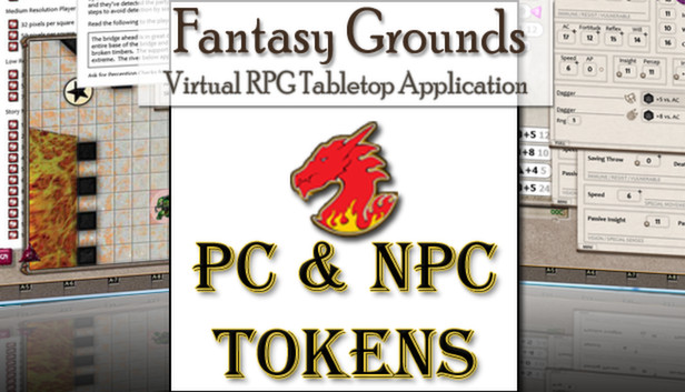 Fantasy Grounds - Gaming Tokens & Portraits Pack #3: PC's & NPCs Steam capsule image