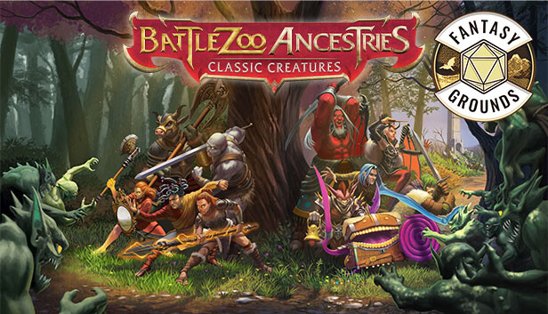 Fantasy Grounds - Battlezoo Ancestries: Classic Creatures Steam capsule image