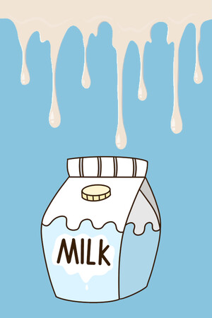 Milk cover art