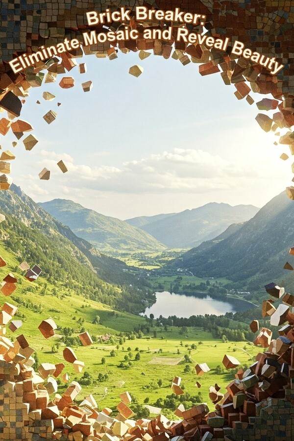 Brick Breaker: Eliminate Mosaic and Reveal Beauty 打砖块: 消除马赛克 揭开真面目