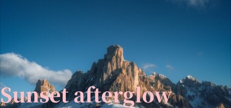 Sunset afterglow Steam header image