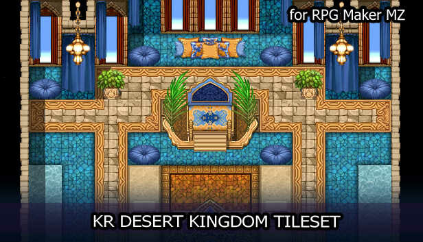 RPG Maker MZ - KR Desert Kingdom Tileset Steam capsule image