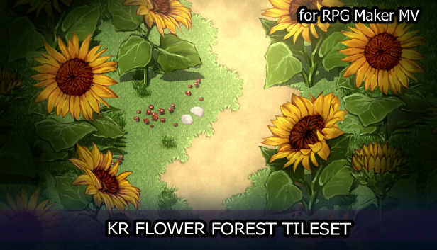 RPG Maker MV - KR Flower Forest Tileset Steam capsule image