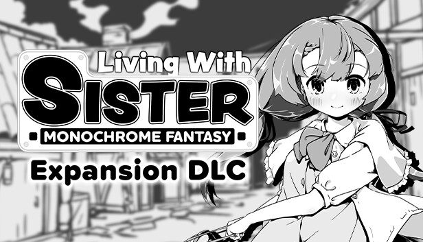 Living With Sister: Monochrome Fantasy - Expansion DLC Steam capsule image